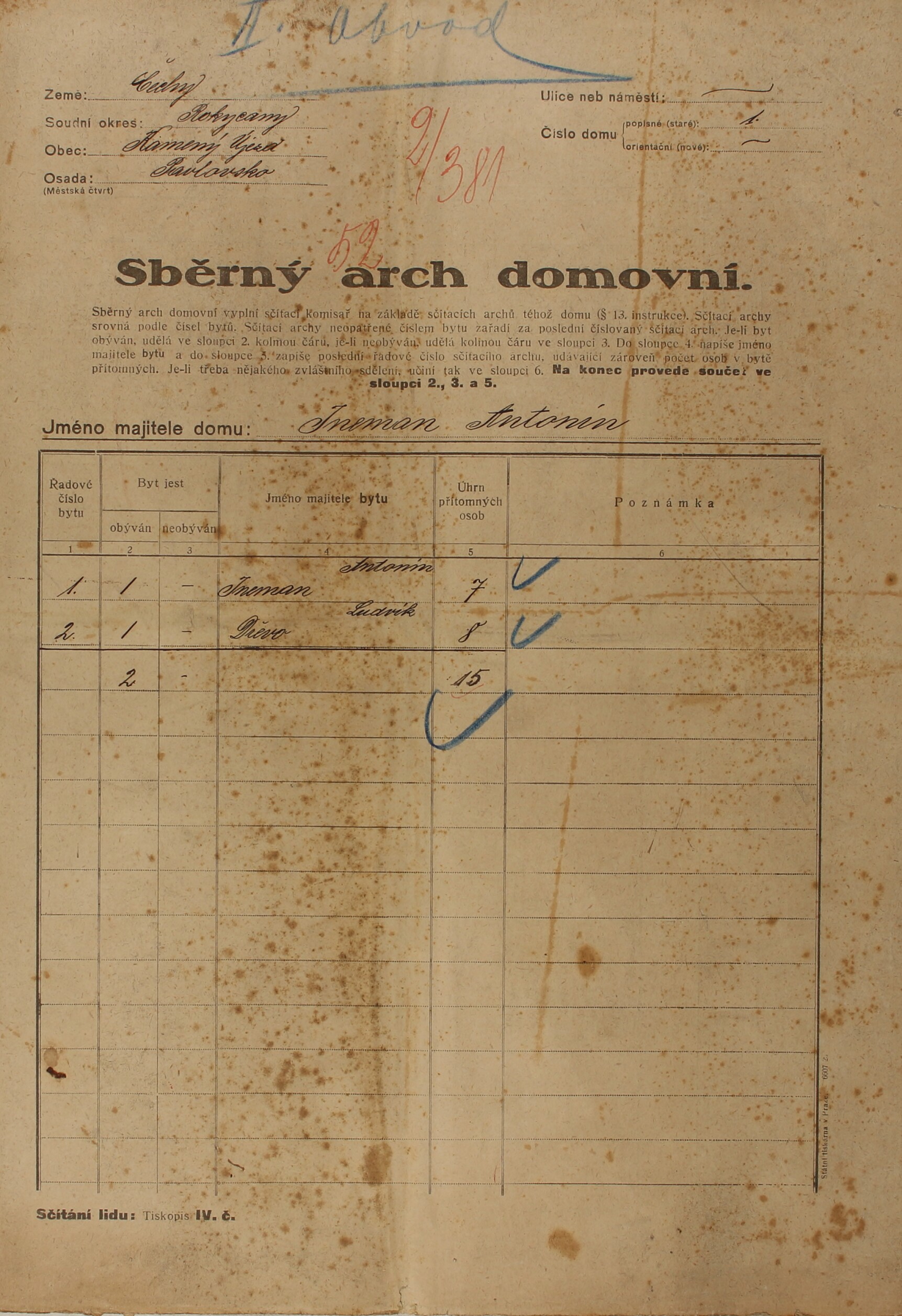 1. soap-ro_00002_census-1921-kamenny-ujezd-pavlovsko-cp001_0010